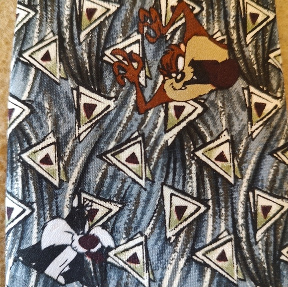 Official LOONEY TUNES MANIA TIE Vintage Circa 1995 - Picture 5 of 9